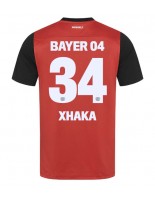 Moške Nogometnih dresov Bayer Leverkusen Granit Xhaka #34 Domači 2024-25 Kratki rokavi